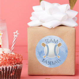 Adesivo Redondo Sinal de baseball ou arco