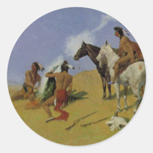 Adesivo Redondo Sinal de fumaça