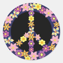 Adesivo Redondo Sinal de Paz