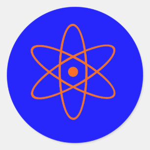 Adesivo Redondo Sinal nuclear