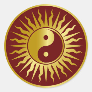 Adesivo Redondo Sinal Sun Yi Yang Design