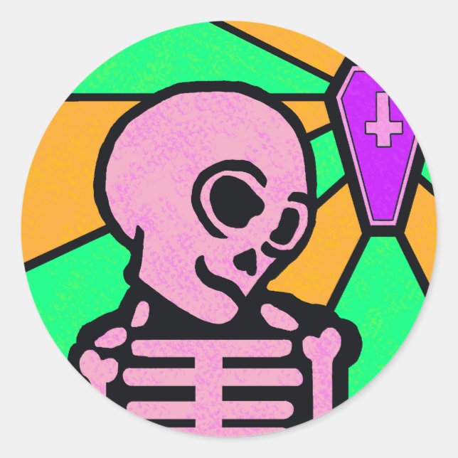 Adesivo Redondo Sinalizador (Frente)