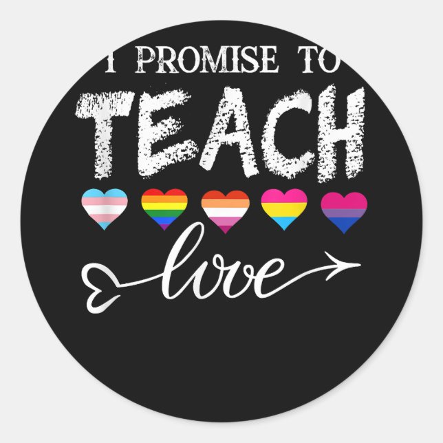 Adesivo Redondo Sinalizador 6 do Arco-Íris HUMANO (Frente)