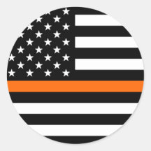 Sinalizador Americano Thin Orange Line