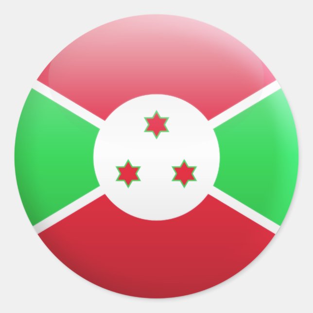 Adesivo Redondo Sinalizador Burundi (Frente)