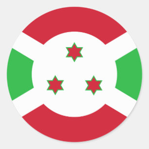 Adesivo Redondo Sinalizador Burundi