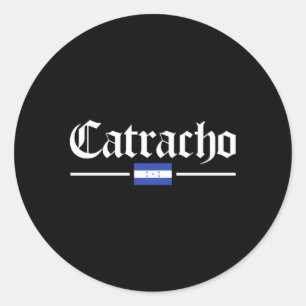 Adesivo Redondo Sinalizador Catracho Honduras