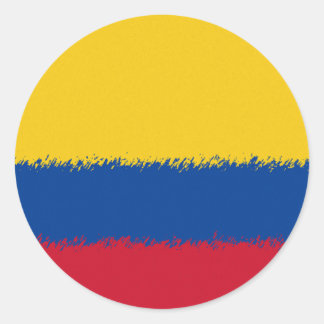 Adesivo Redondo Sinalizador Colombiano