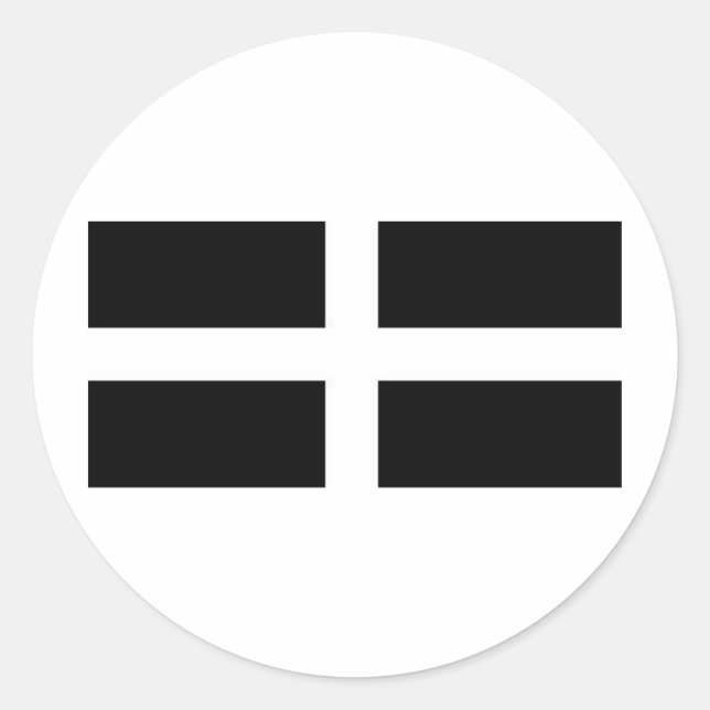 ADESIVO REDONDO SINALIZADOR CORNISH (Frente)