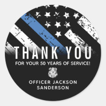 Sinalizador da Linha Azul do Aniversário da Políci