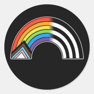 Adesivo Redondo Sinalizador de Hetero de Sinalizador de Progresso 