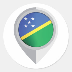 Adesivo Redondo Sinalizador de Localização de Pinos das Ilhas Salo
