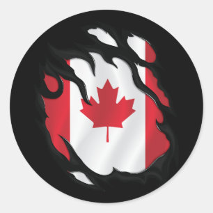 Adesivo Redondo Sinalizador de navegação do Canadá