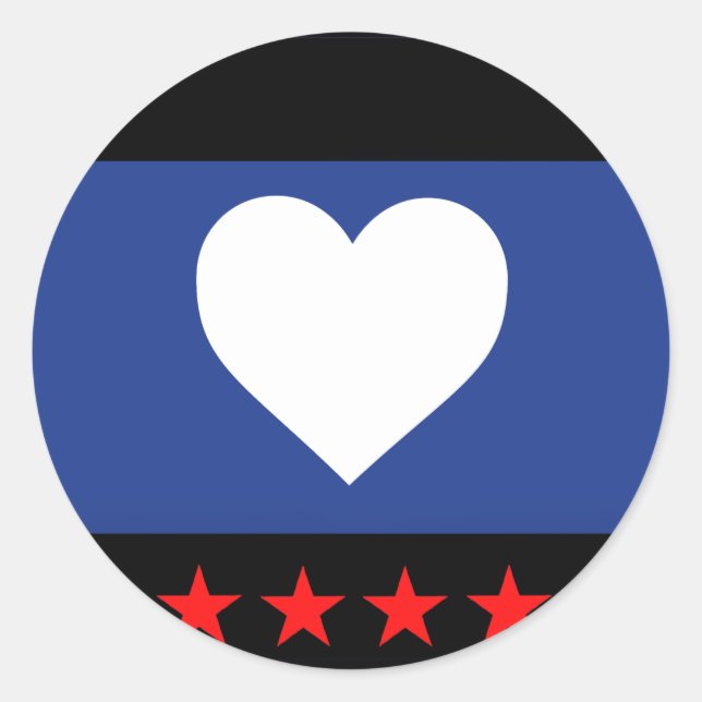 Adesivo Redondo Sinalizador de Ordenação de Pé (Frente)