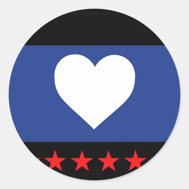 Adesivo Redondo Sinalizador de Ordenação de Pé (Frente)