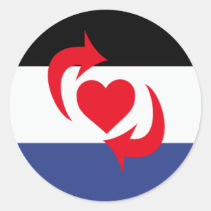 Adesivo Redondo Sinalizador de Prioridade de Alternância