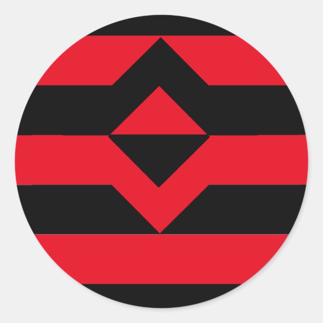 Adesivo Redondo Sinalizador de Prioridade de Fist (Frente)