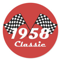 Sinalizador de Raça Clássica Verificada em Preto e