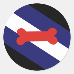 Adesivo Redondo Sinalizador do Orgulho de Brincadeiras