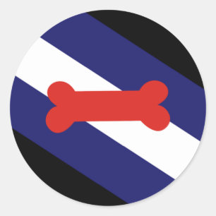 Adesivo Redondo Sinalizador do Orgulho de Brincadeiras