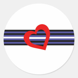 Adesivo Redondo Sinalizador do Orgulho de Couro