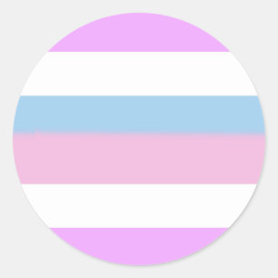 Adesivo Redondo Sinalizador do Orgulho Intersexual
