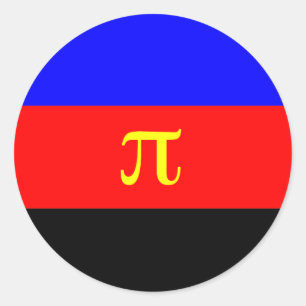 Adesivo Redondo Sinalizador do Orgulho Polimário