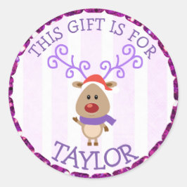 Adesivo Redondo Sinalizador Fofo Personalizado