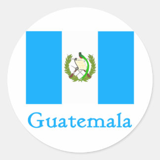 Adesivo Redondo Sinalizador Guatemala