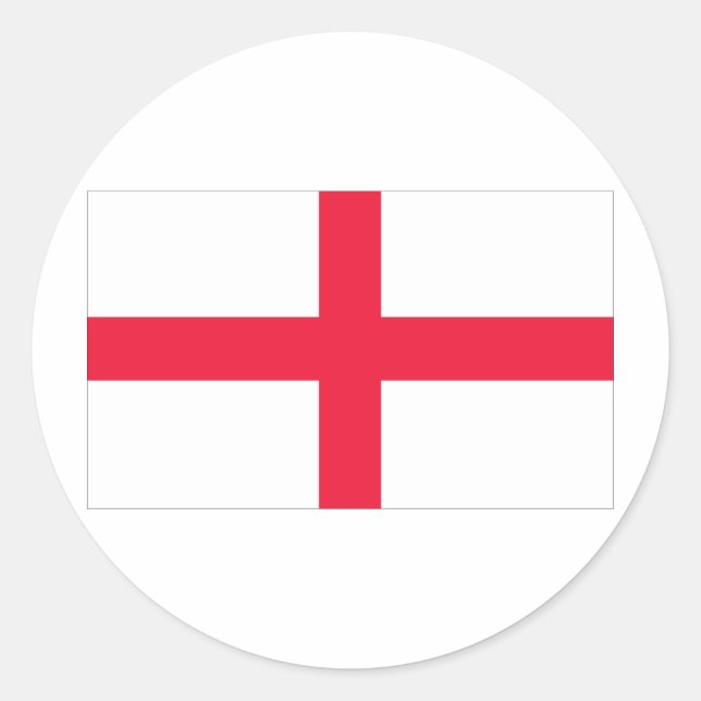 Adesivo Redondo Sinalizador Inglês (Frente)