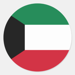 Adesivo Redondo Sinalizador Kuwait