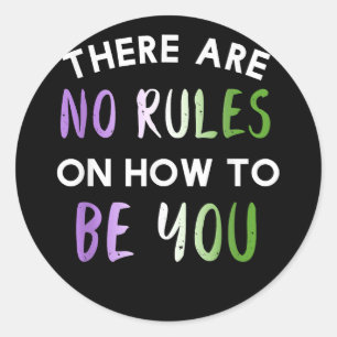 Adesivo Redondo Sinalizador LGBT Gay I in