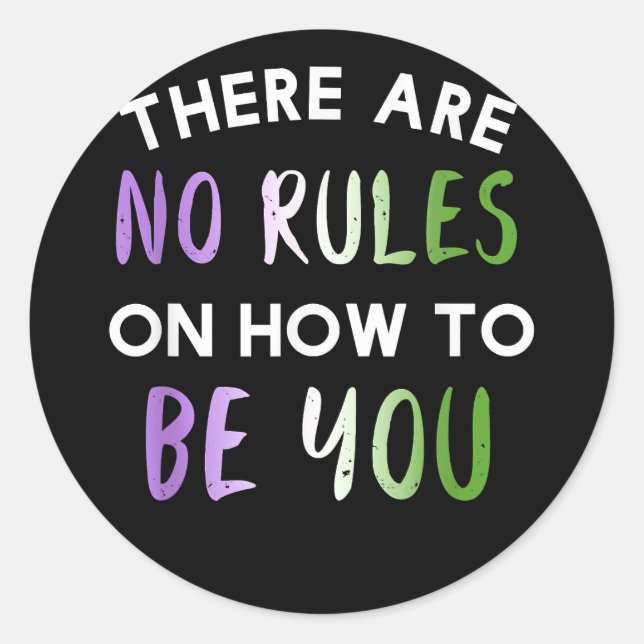 Adesivo Redondo Sinalizador LGBT Gay I in (Frente)