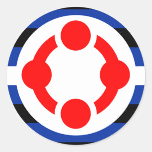 Adesivo Redondo Sinalizador Niche Pride (Original)