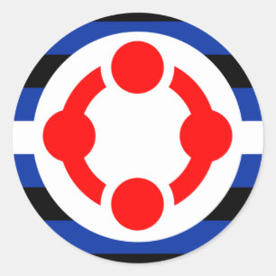 Adesivo Redondo Sinalizador Niche Pride (Original)