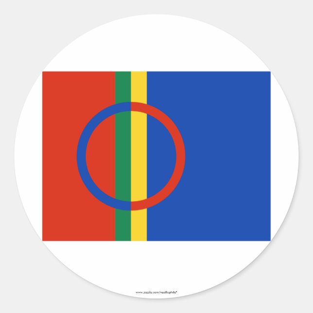 Adesivo Redondo Sinalizador Sapmi (Frente)