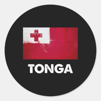 Adesivo Redondo Sinalizador Tongan Tonga