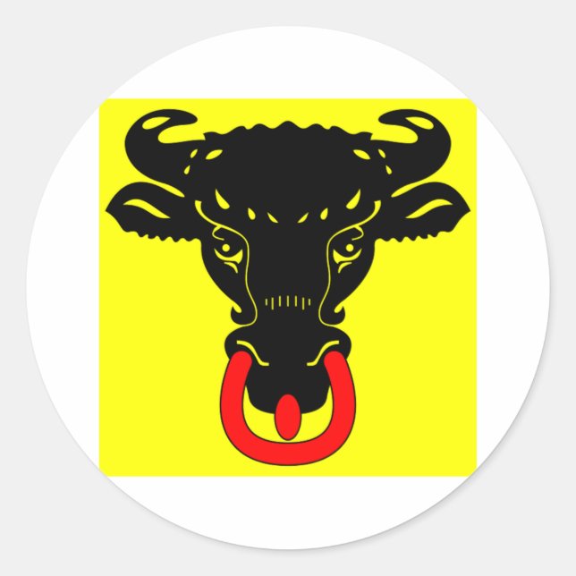 Adesivo Redondo Sinalizador Uri (Frente)