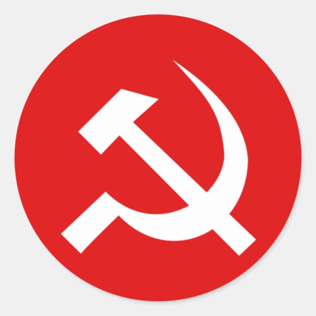 Adesivo Redondo Sinalizador USSR (Frente)