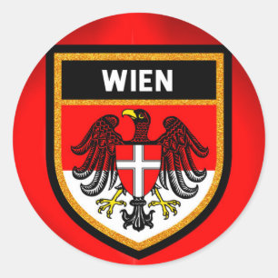 Adesivo Redondo Sinalizador Wien