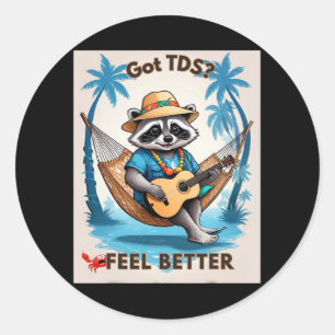 Adesivo Redondo Síndrome de Descolamento de Tds Trump Apoio Engraç