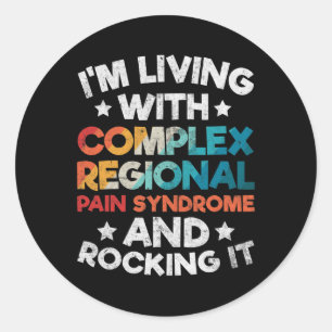 Adesivo Redondo Síndrome de Dor Regional Complexa Do Crps