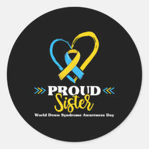 Adesivo Redondo Síndrome de Proud Down Sensibilização Sistêmica 2