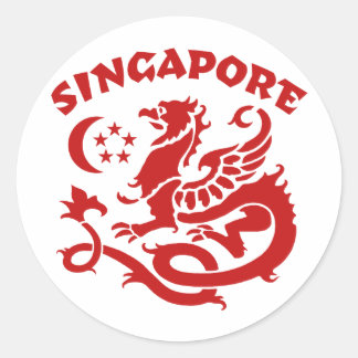 Adesivo Redondo Singapura