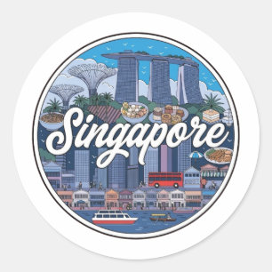 ADESIVO REDONDO SINGAPURA
