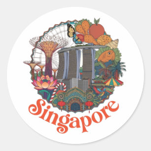 ADESIVO REDONDO SINGAPURA