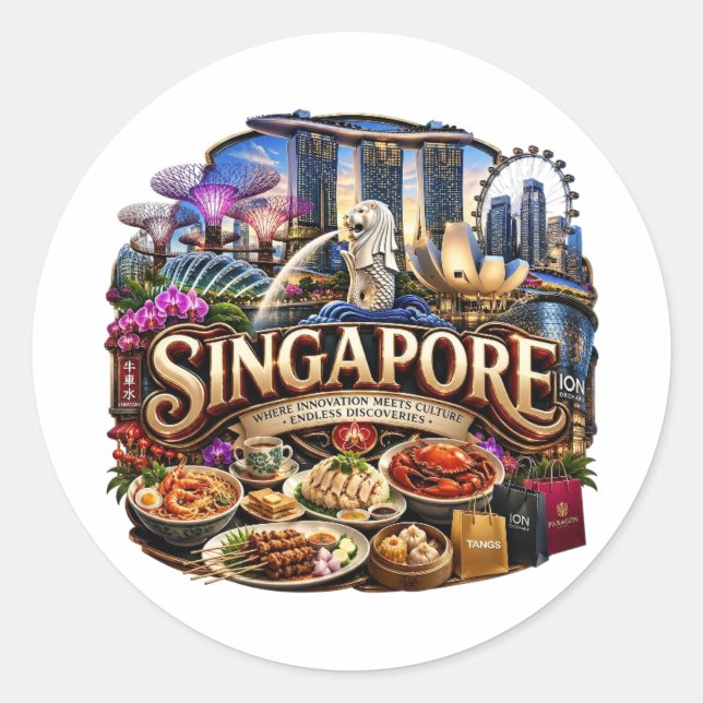 ADESIVO REDONDO SINGAPURA (Frente)