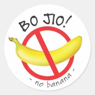 Adesivo Redondo Singapura - Bo Jio - Sem Convite, Sem Banana
