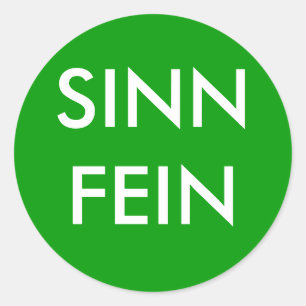 Adesivo Redondo Sinn Fein Sticker