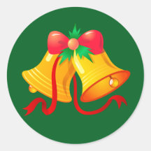 Sinos de Natal com Arco Vermelho